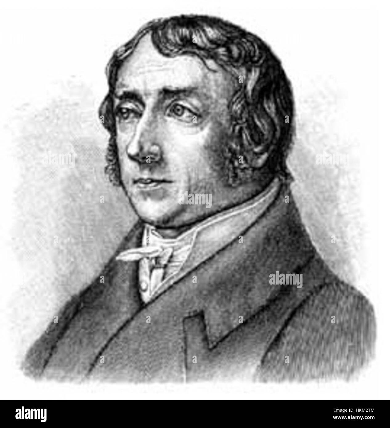 Barthold Georg Niebuhr, historien allemand de premier plan, est connu pour ses travaux sur l'histoire ancienne, en particulier en relation avec Rome et son empire. Ses contributions savantes ont façonné l'étude de l'histoire romaine et la méthode de la critique historique. Banque D'Images