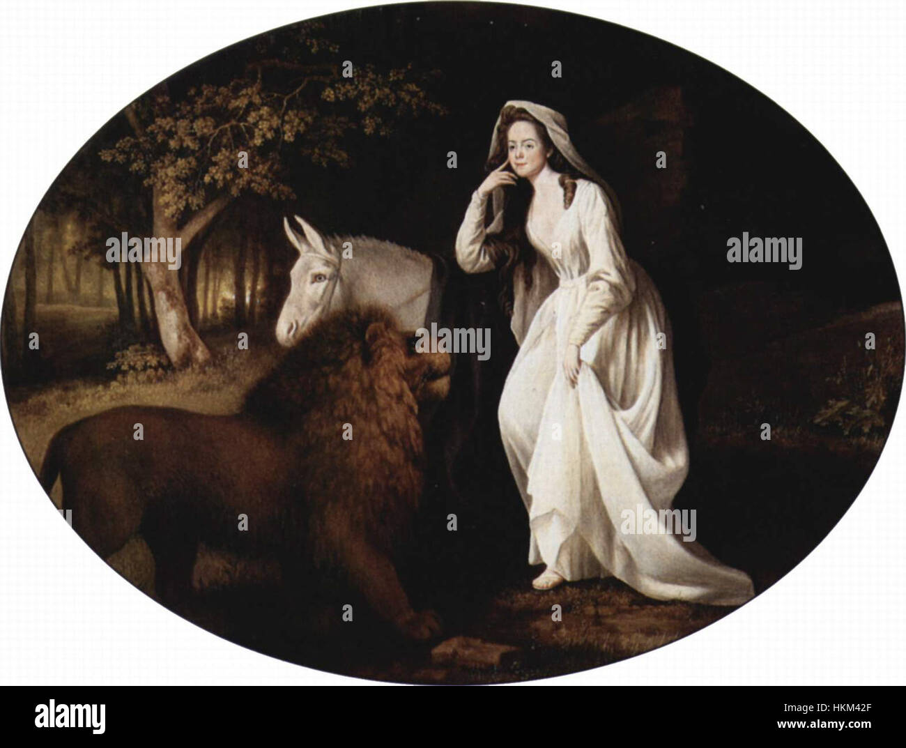 George Stubbs, un artiste anglais du XVIIIe siècle, a peint ce sujet équin, démontrant sa technique pour capturer les détails réalistes de l'anatomie animale, dans la tradition de la peinture animale anglaise. Banque D'Images