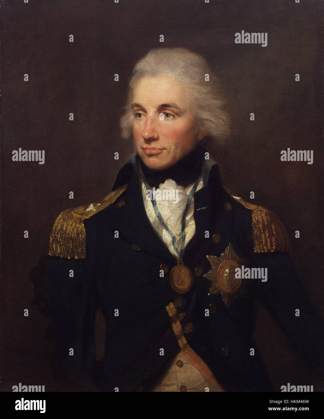 Horatio Nelson, vicomte Nelson par David Banque D'Images