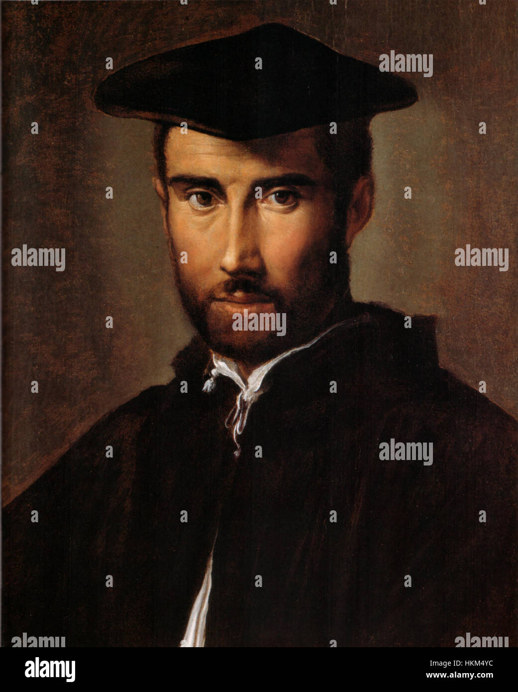 Parmigianino, ritratto maschile Galleria Borghese Banque D'Images