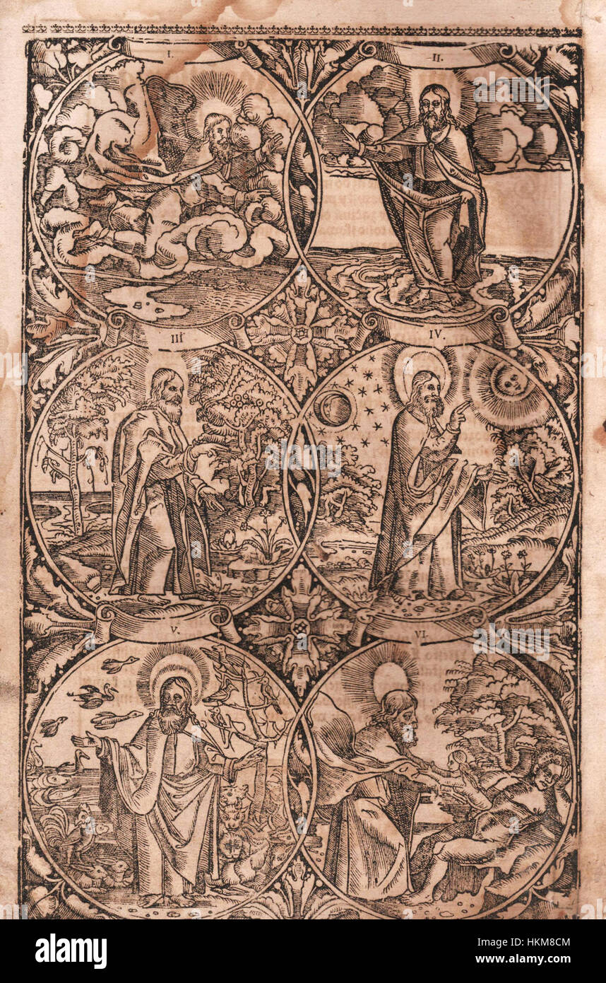 Ce manuscrit, intitulé *Biblesvatovaclavska Genesis*, est un ouvrage historique contenant des textes religieux. C'est une pièce importante dans la compréhension de l'art biblique médiéval et de l'écriture, offrant un aperçu de la vie spirituelle et culturelle de son temps. Banque D'Images