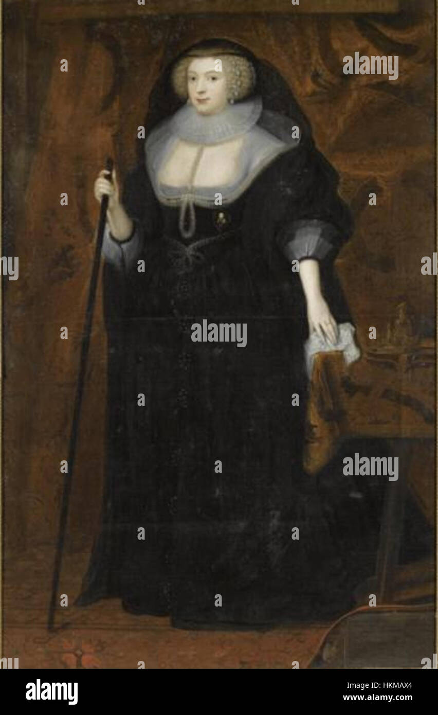 Frances Stewart Duchesse de Richmond comme une veuve Banque D'Images