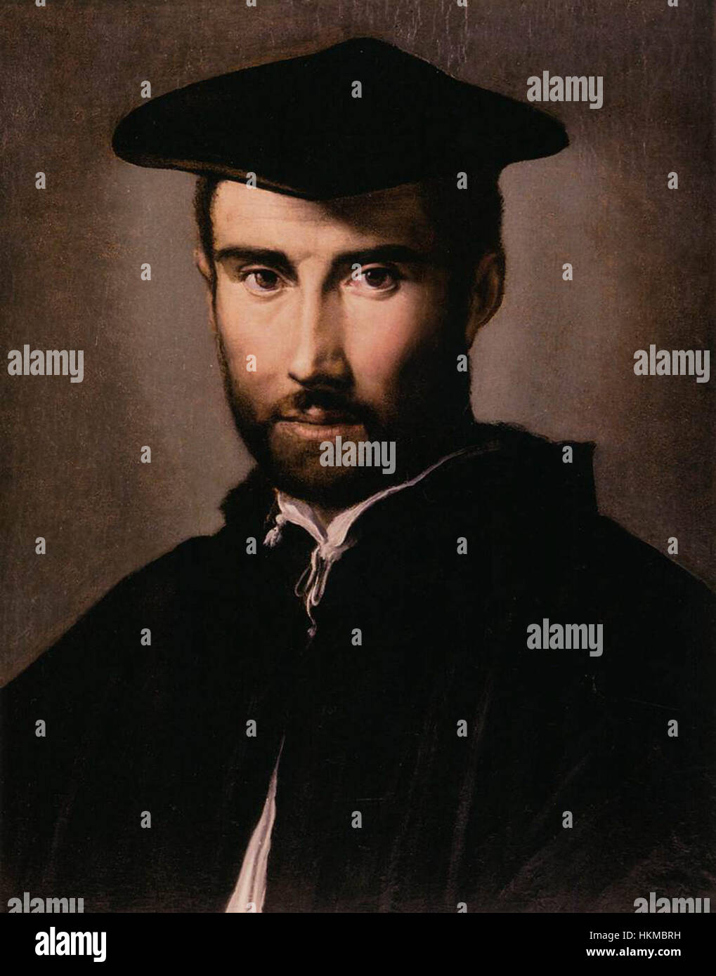 Parmigianino - Portrait d'un homme - WGA17040 Banque D'Images