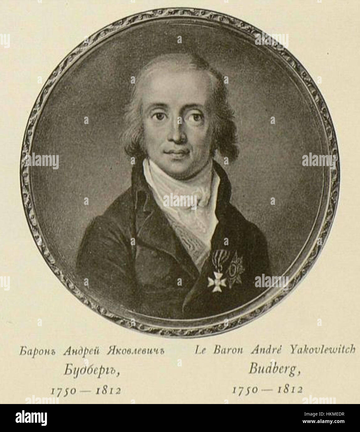 Andreï Iakovlevitch Budberg von (Fédération de portraits, Vol.2, NUM.164) Banque D'Images