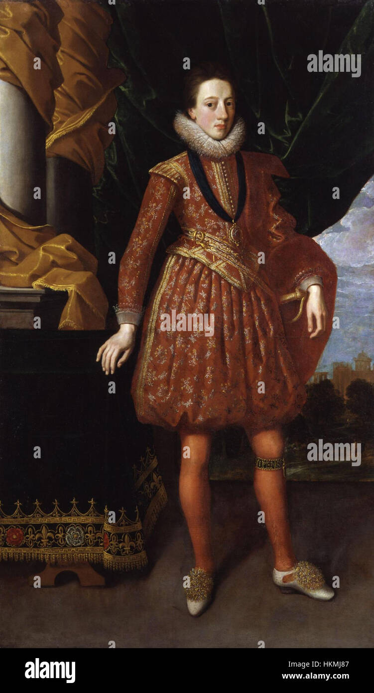 Le roi Charles I par Abraham van Blyenberch Banque D'Images
