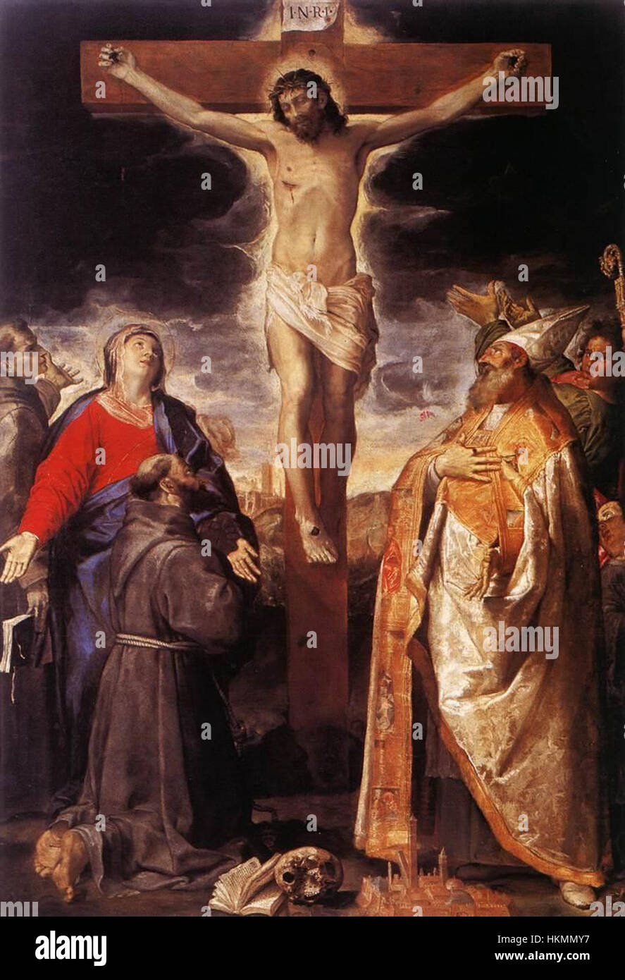 Annibale Carracci - Crucifixion - WGA04413 Banque D'Images
