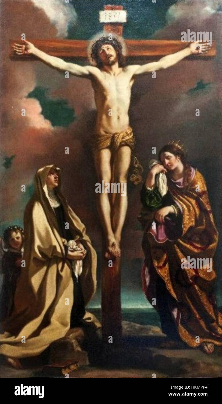 Guercino Crucifixion Banque D'Images