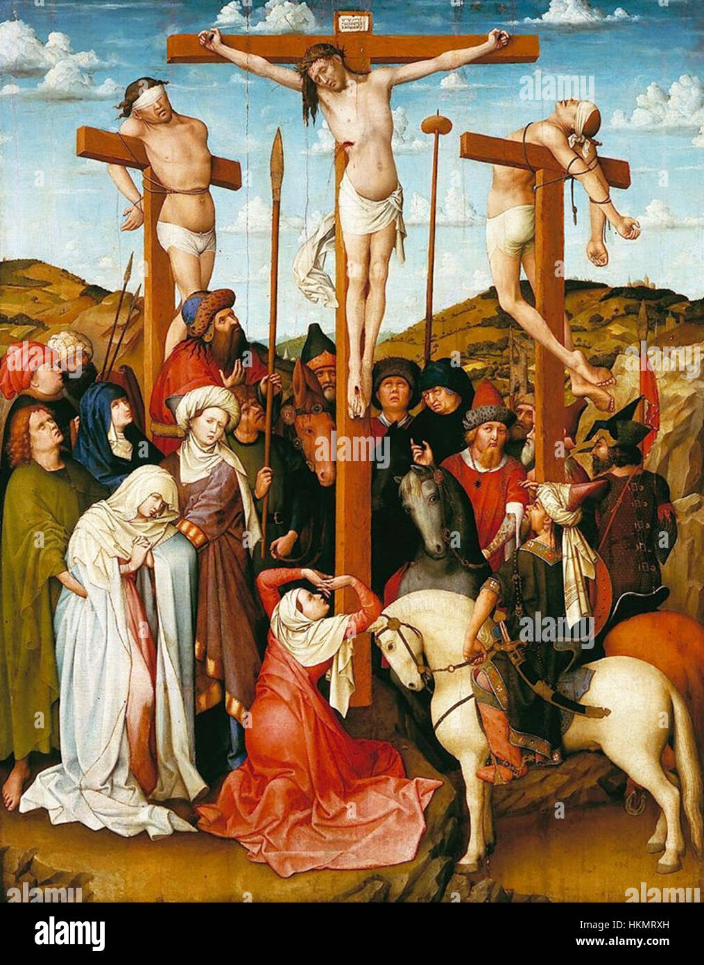 Crucifixion campin Banque D'Images