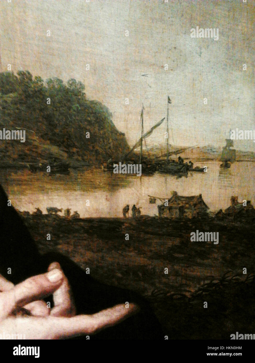 L’autoportrait de Nason capture l’artiste dans un moment d’introspection. La peinture met en valeur la profondeur émotionnelle et le style personnel de l’artiste, reflétant le monde intérieur de l’individu à travers un médium détaillé et expressif. Banque D'Images