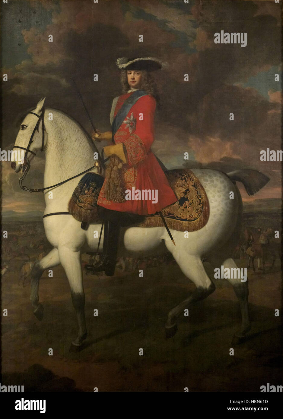 Thomas Wentworth, 1er comte de Strafford, était un diplomate britannique influent aux XVIIe et XVIIIe siècles. Son portrait, probablement peint au cours de sa carrière, capture la stature digne de cette figure historique. Banque D'Images