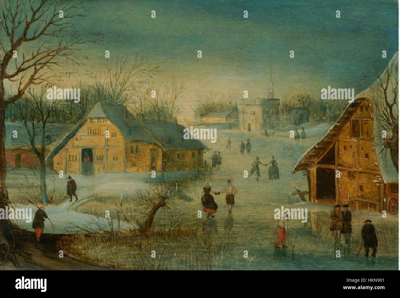 Adriaen van Stalbemt - Hiver Banque D'Images