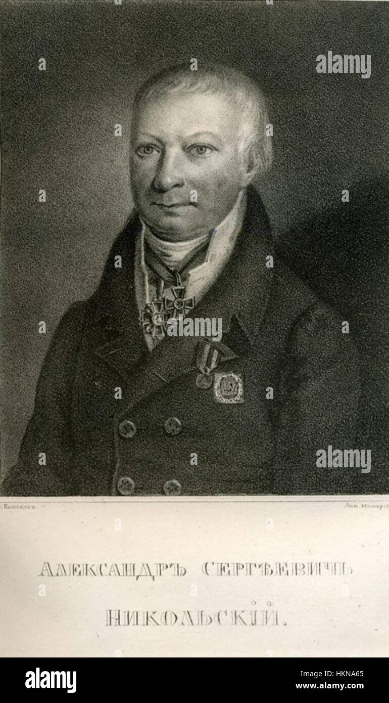 Alexander Serguevich Nikolskiy était un architecte russe connu pour ses contributions à la conception constructiviste de l'ère soviétique. Ses œuvres comprennent la planification urbaine innovante et la théorie architecturale. Banque D'Images