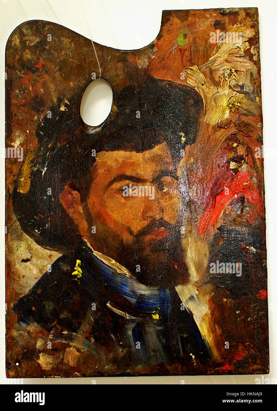 Tableau ou portrait attribué à Apcar Baltazar, reflétant le style et les techniques de l'artiste. La pièce capture probablement des thèmes culturels, historiques ou symboliques typiques du travail de l'artiste. Banque D'Images