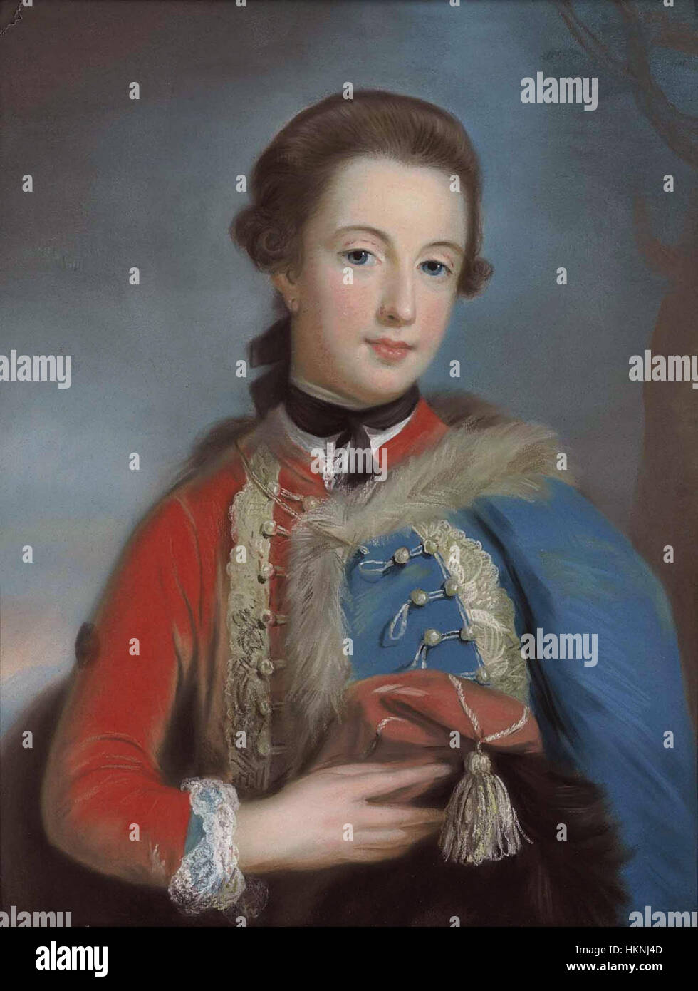 Isabella Stanhope, plus tard Comtesse de Sefton (1748-1819), par Catherine Read (1723-1778) Banque D'Images