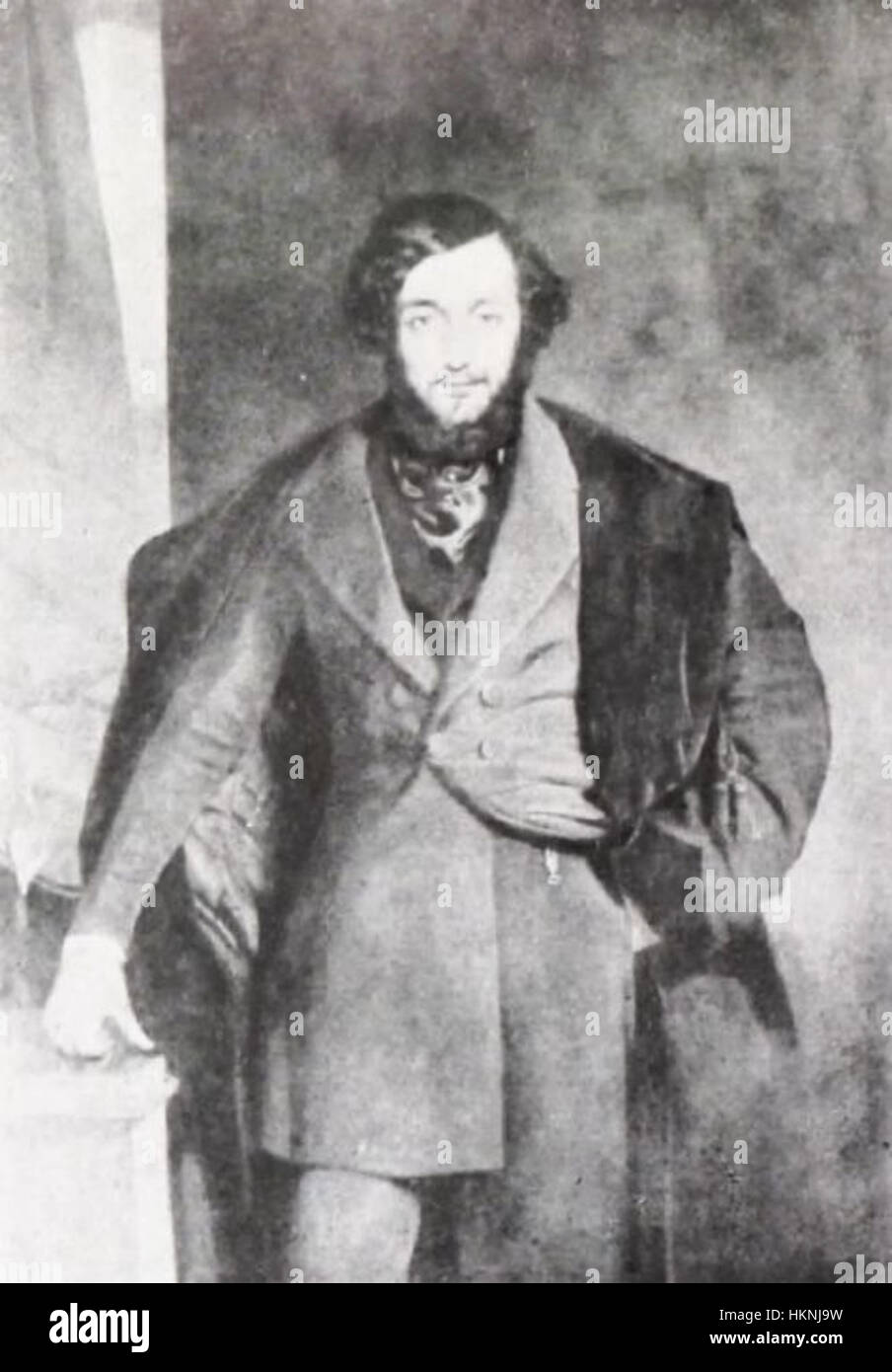 Cet autoportrait de l’artiste Beck capture le sujet de manière directe et introspective, reflétant la compétence de l’artiste à rendre à la fois la ressemblance et la profondeur psychologique. Le portrait met en valeur le style typique du travail de Beck, soulignant son attention aux détails et sa capacité à évoquer un sentiment de réflexion personnelle. Banque D'Images