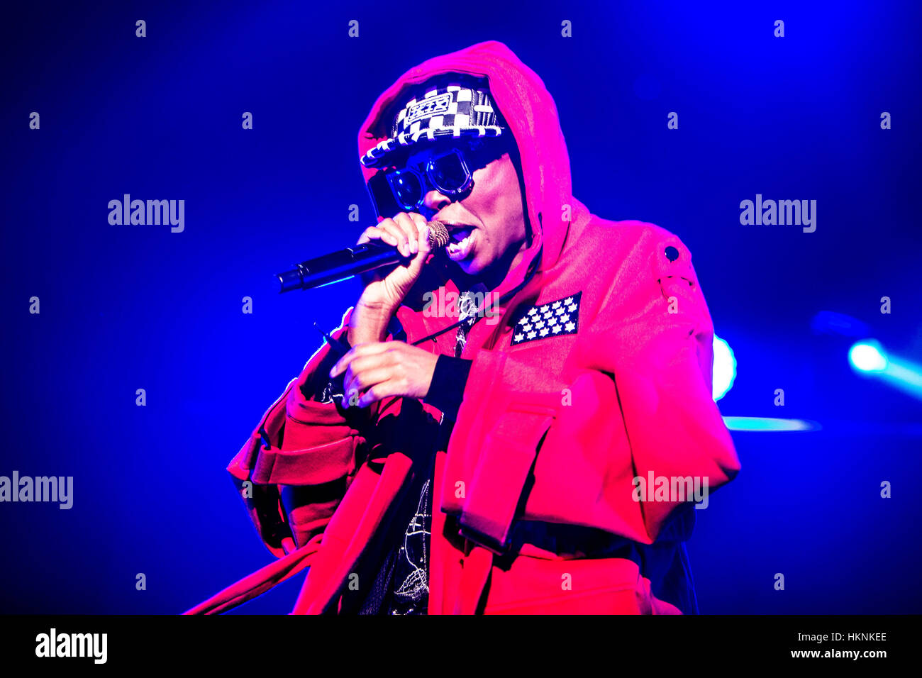 Milan, Italie. 28 janvier, 2017. Skunk Anansie effectue live au Mediolanum Forum à Milan, Italie. Credit : Mairo Cinquetti/Pacific Press/Alamy Live News Banque D'Images