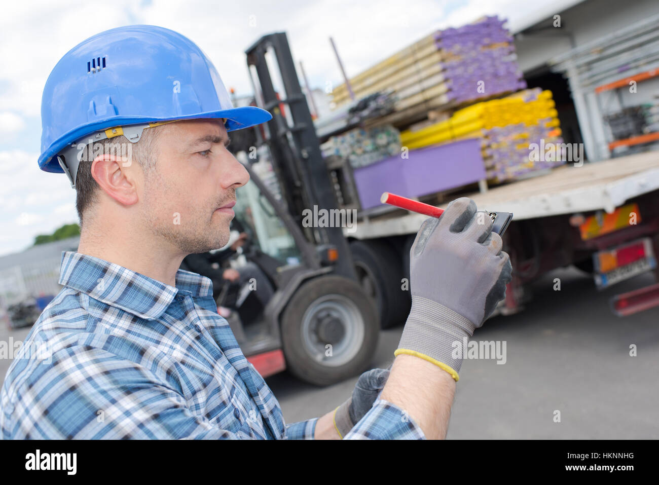 L'enregistrement de l'apport de produits ou outtake Banque D'Images
