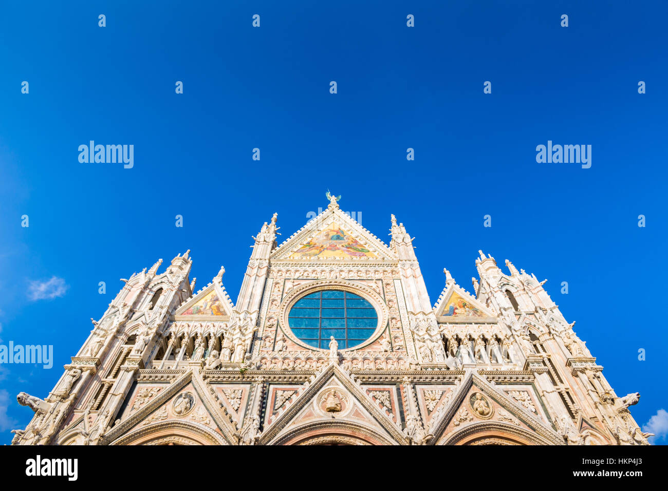 La Cathédrale de Sienne en Italie Banque D'Images