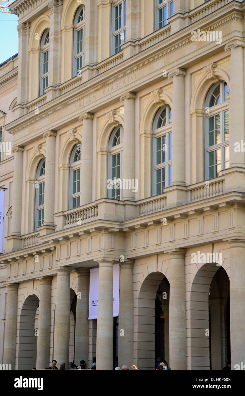 Le 'Palais Barberini" "Alter Markt" dans l'exposition du Musée de Potsdam Banque D'Images