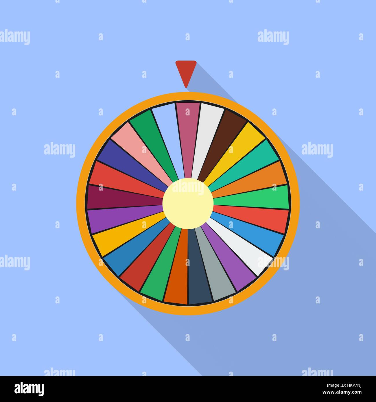 Roue de la chance roue de la chance Banque d