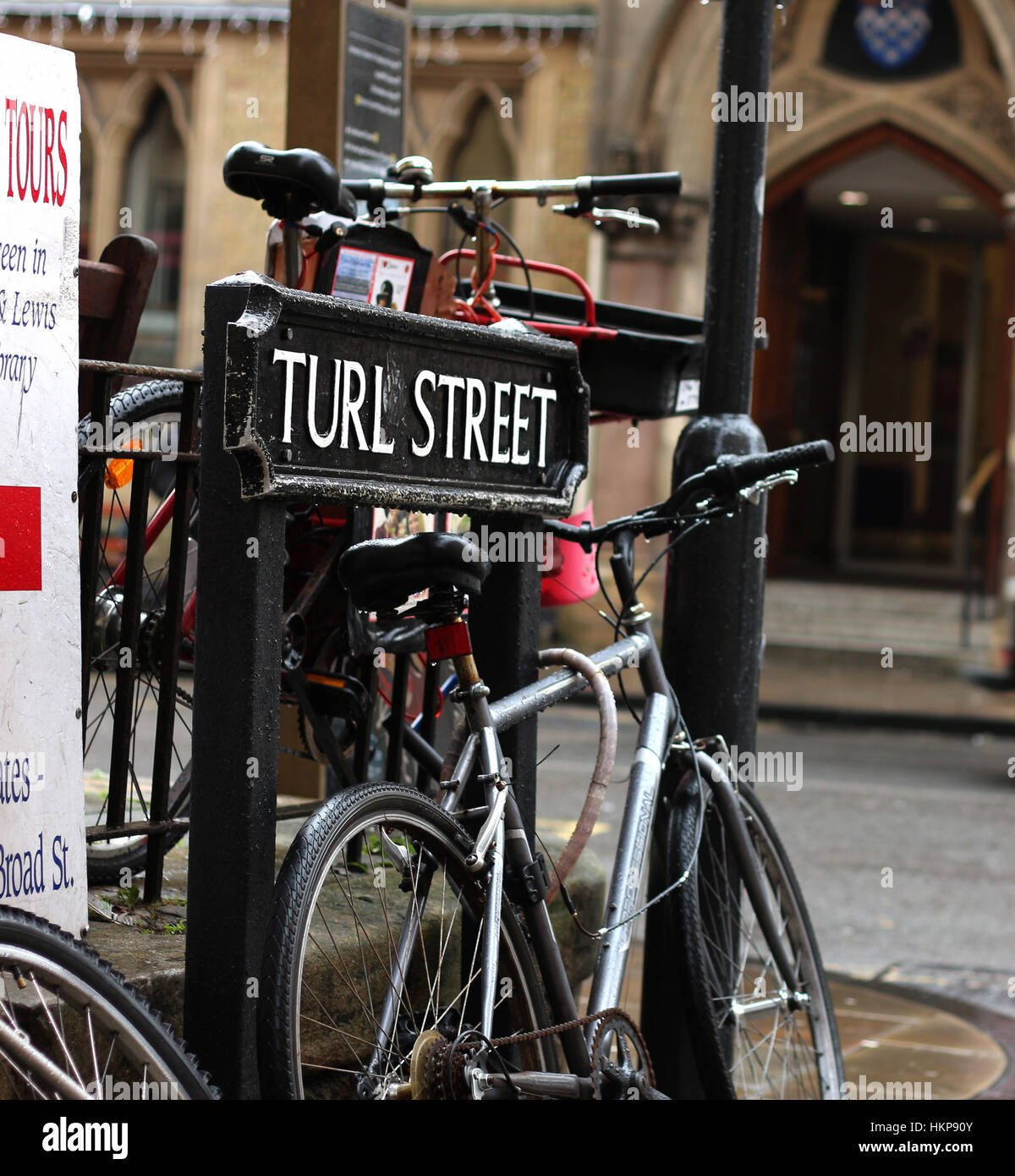 Turl Street sign Oxford Angleterre Banque D'Images