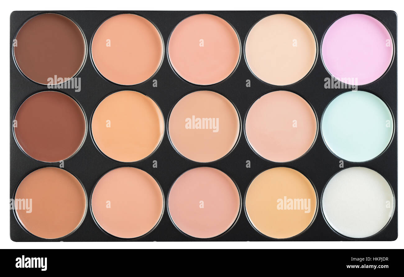 Produit cosmétique pour les soins de la peau soins du visage concealer Banque D'Images