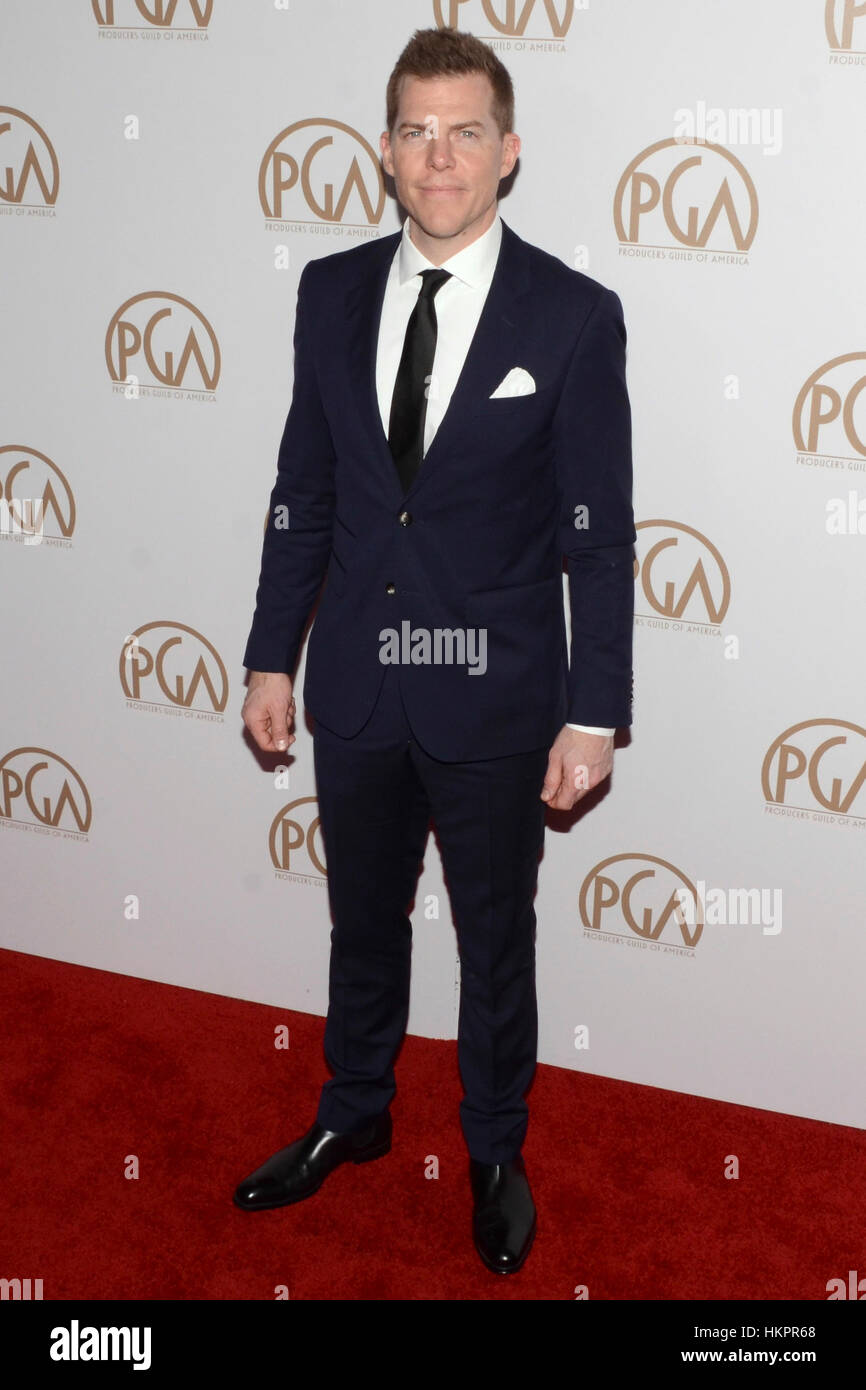 Kevin J. Walsh arrive au 28e Congrès annuel de la Guilde des producteurs Awards au Beverly Hilton Hotel à Beverly Hills, Californie le 28 janvier 2017. Banque D'Images