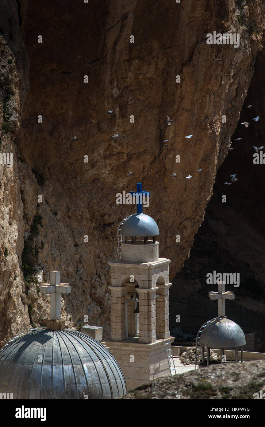 St.Takla, Syrie brikhta monastère maaloula Banque D'Images