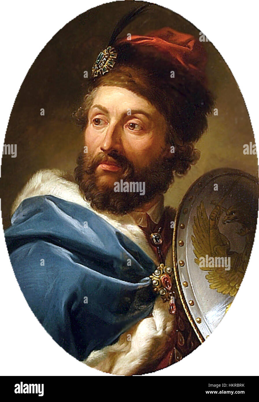 Casimir IV Jagellon, figure éminente de l'histoire de l'Europe de l'est, régnait en tant que roi de Pologne et grand-duc de Lituanie. Ce portrait reflète son importance dans la formation d'un État unifié polono-lituanien au XVe siècle. Banque D'Images