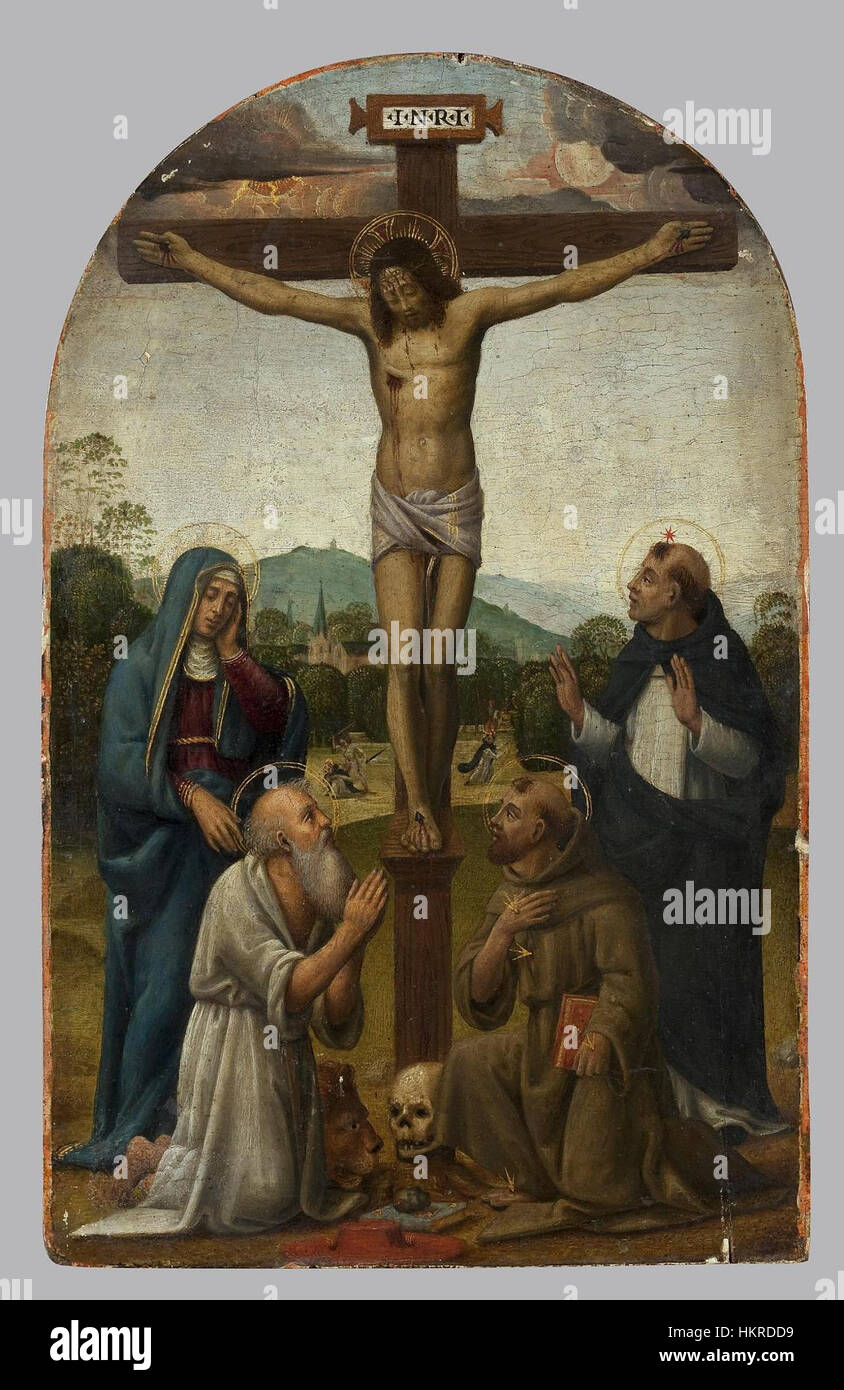 Crucifixion Ceraiolo Banque D'Images
