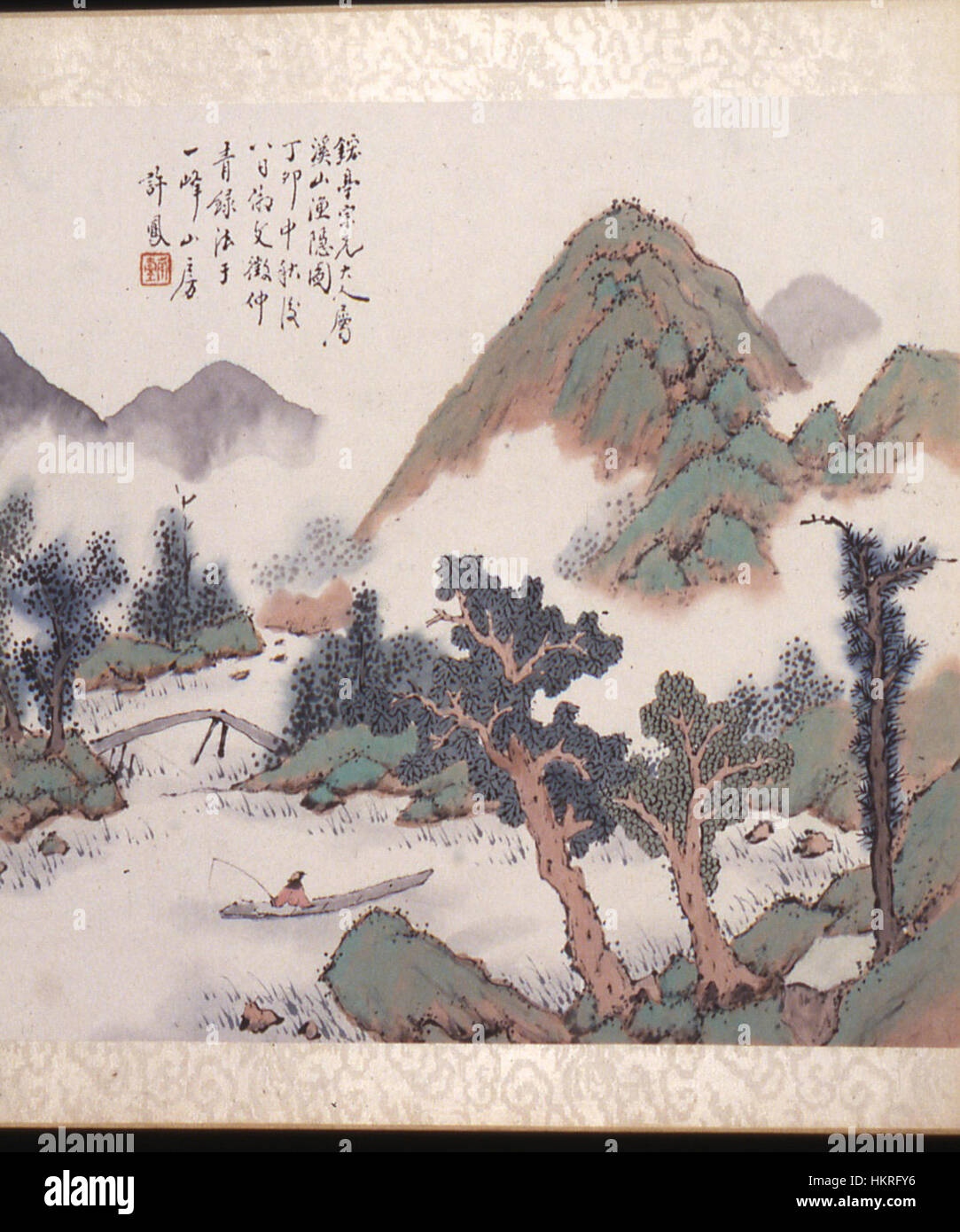Chinois - Paysage - Walters 35101E Banque D'Images