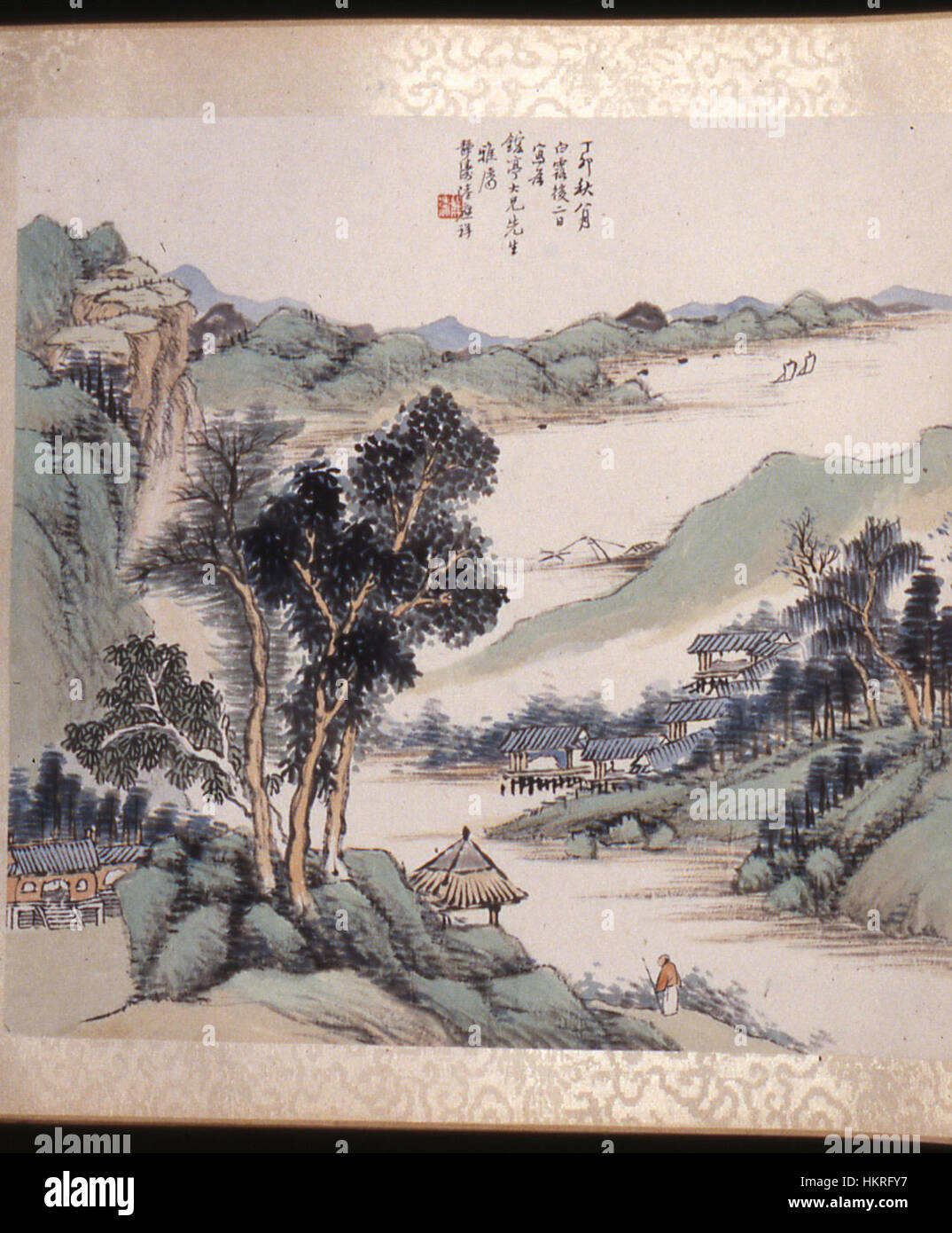 Chinois - Paysage - Walters 35101K Banque D'Images