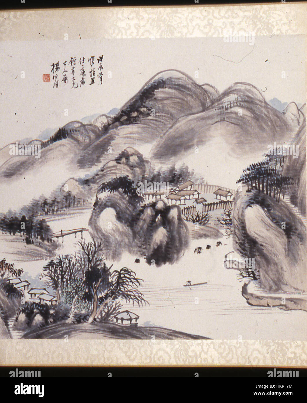 Chinois - Paysage - Walters 35101N Banque D'Images