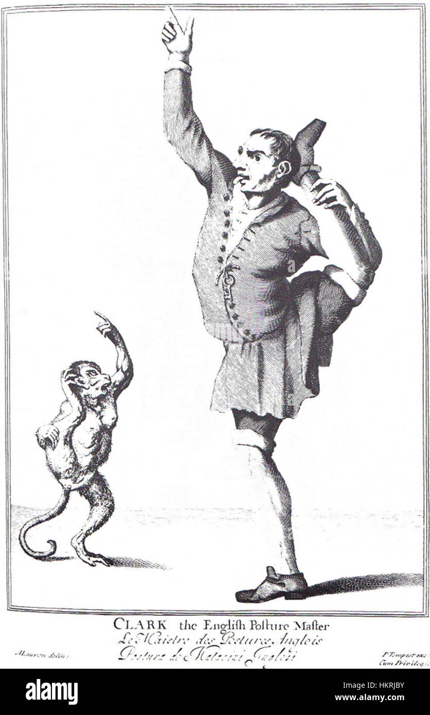 Clark, le maître de posture anglais, était connu pour sa représentation unique de la posture et du langage corporel dans ses œuvres. Ses peintures offrent un regard perspicace sur les formes historiques du portrait et des études de posture. Banque D'Images