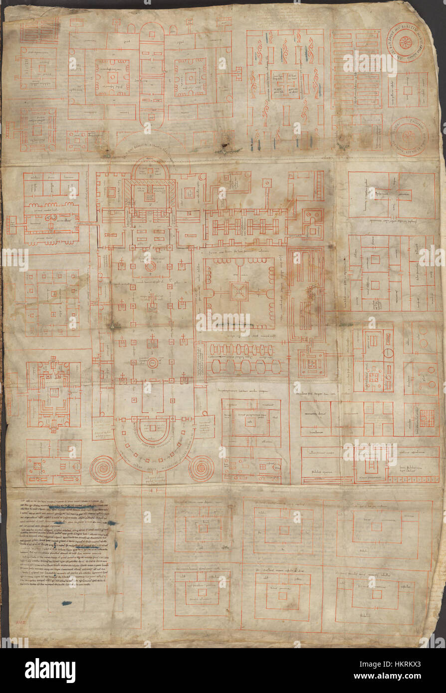 Le Codex Sangallensis 1092 recto est un manuscrit médiéval connu pour son enluminure détaillée et son écriture. Le manuscrit fournit des textes religieux historiques, et son art est un bel exemple de chrétien médiéval compris Banque D'Images