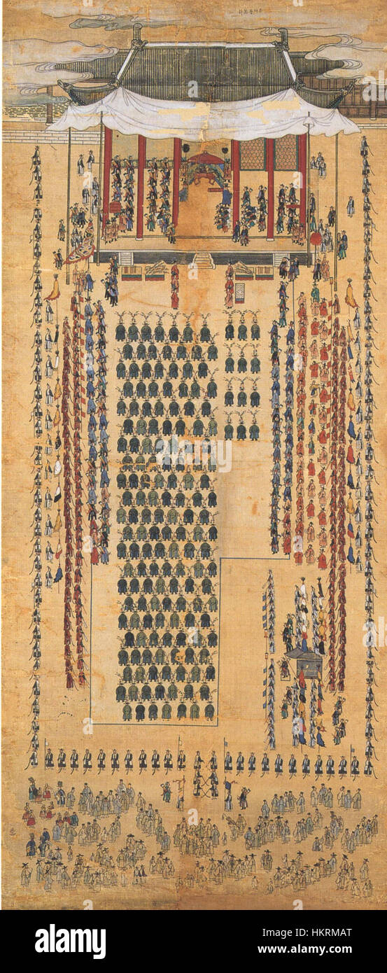 'Color2-Haenghaeng-nagnamheonbangbang' est une œuvre d'art moderne et abstraite qui explore l'utilisation de couleurs vibrantes pour transmettre l'énergie émotionnelle et l'expression. La pièce reflète les techniques contemporaines et est une exploration de l'expression artistique dynamique. Banque D'Images