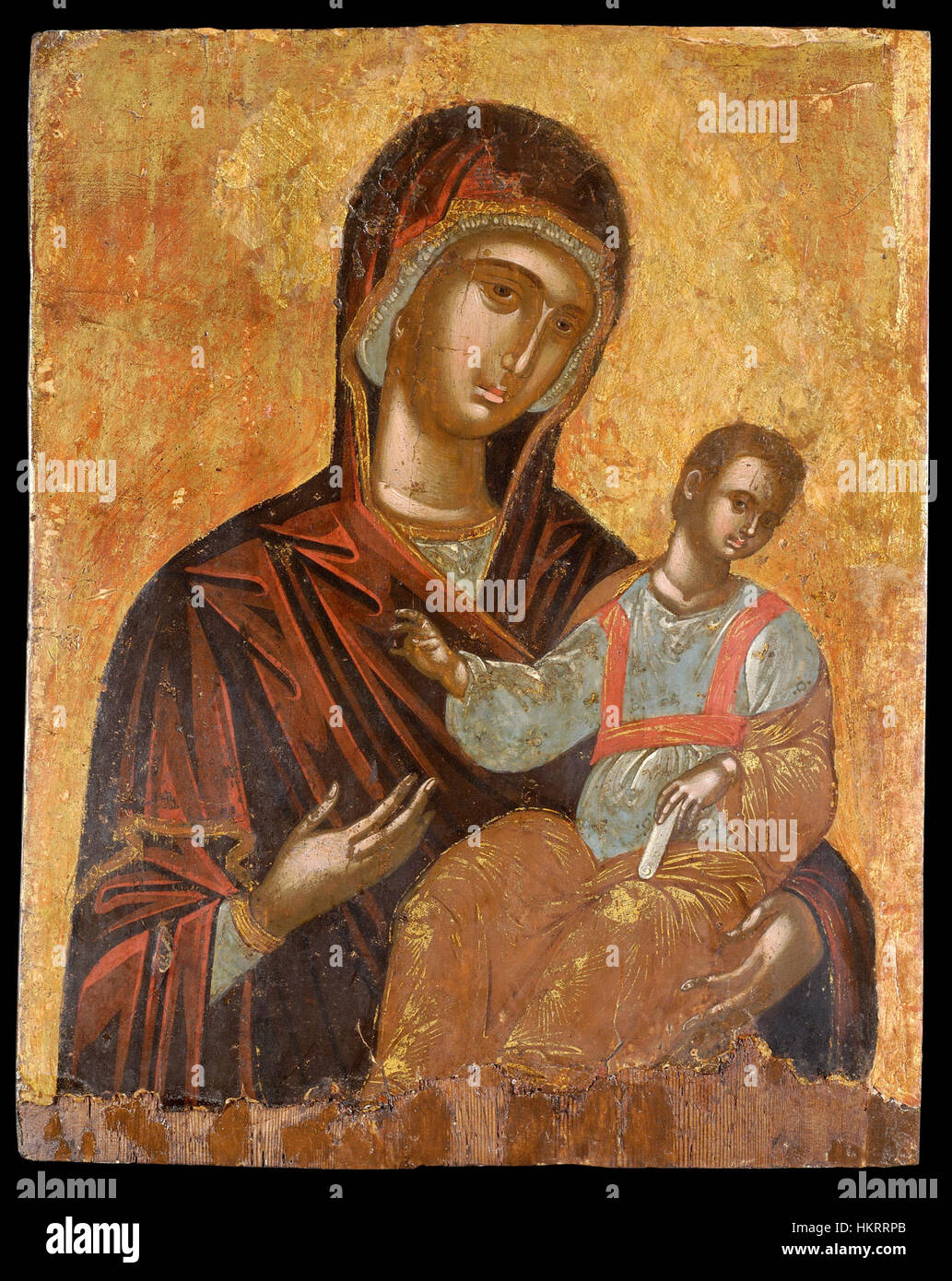 Atelier de Crète - La Vierge Hodiguitria - Google Art Project Banque D'Images