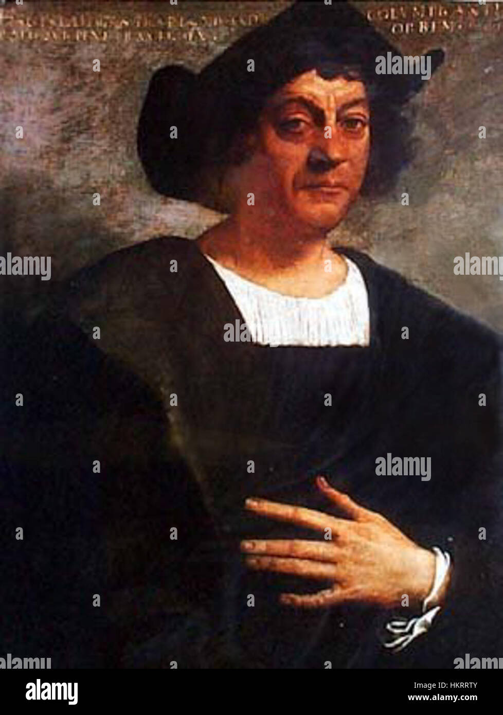 Portrait vintage de christophe colomb Banque de photographies et d ...