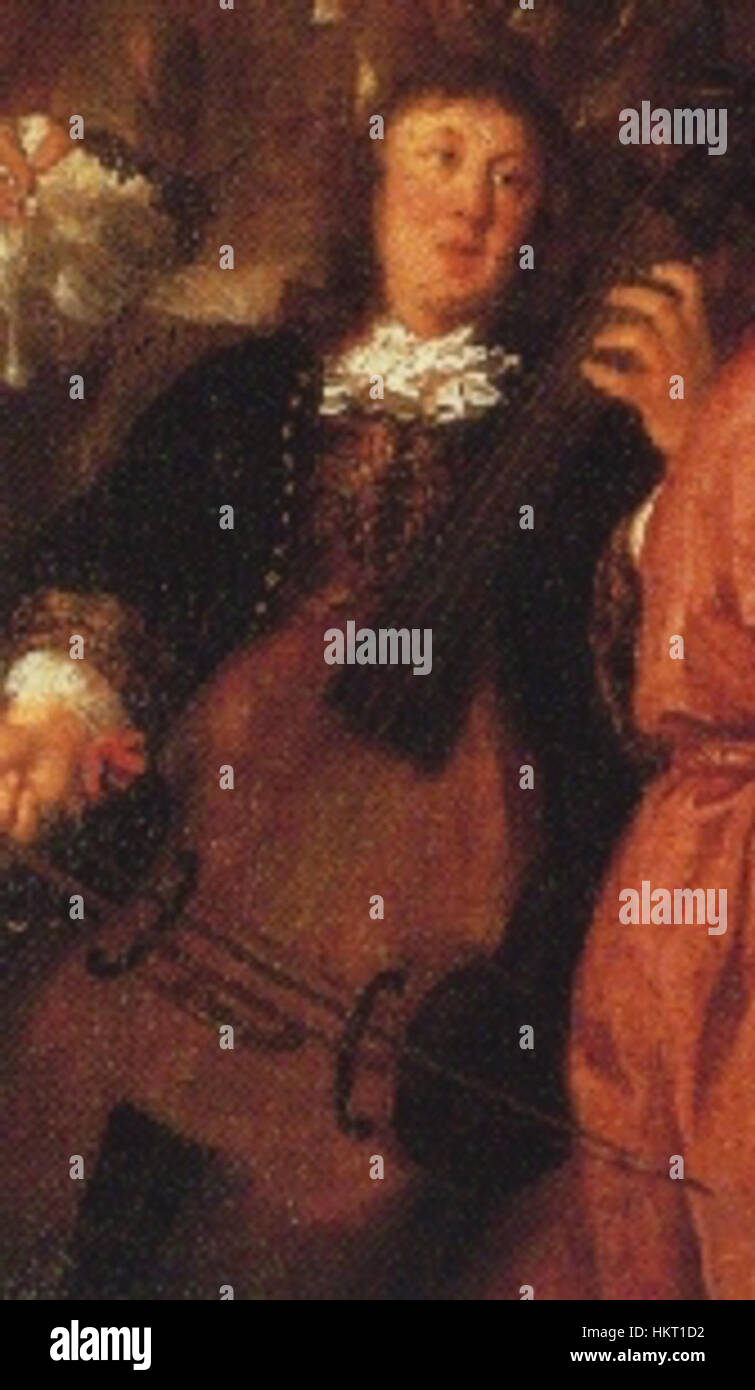 *Dieterich Buxtehude* était un compositeur et organiste allemand renommé de la période baroque. Son travail, profondément influent sur le développement de la musique d'orgue allemande, joue un rôle clé dans le façonnement du paysage musical de l'époque. Banque D'Images