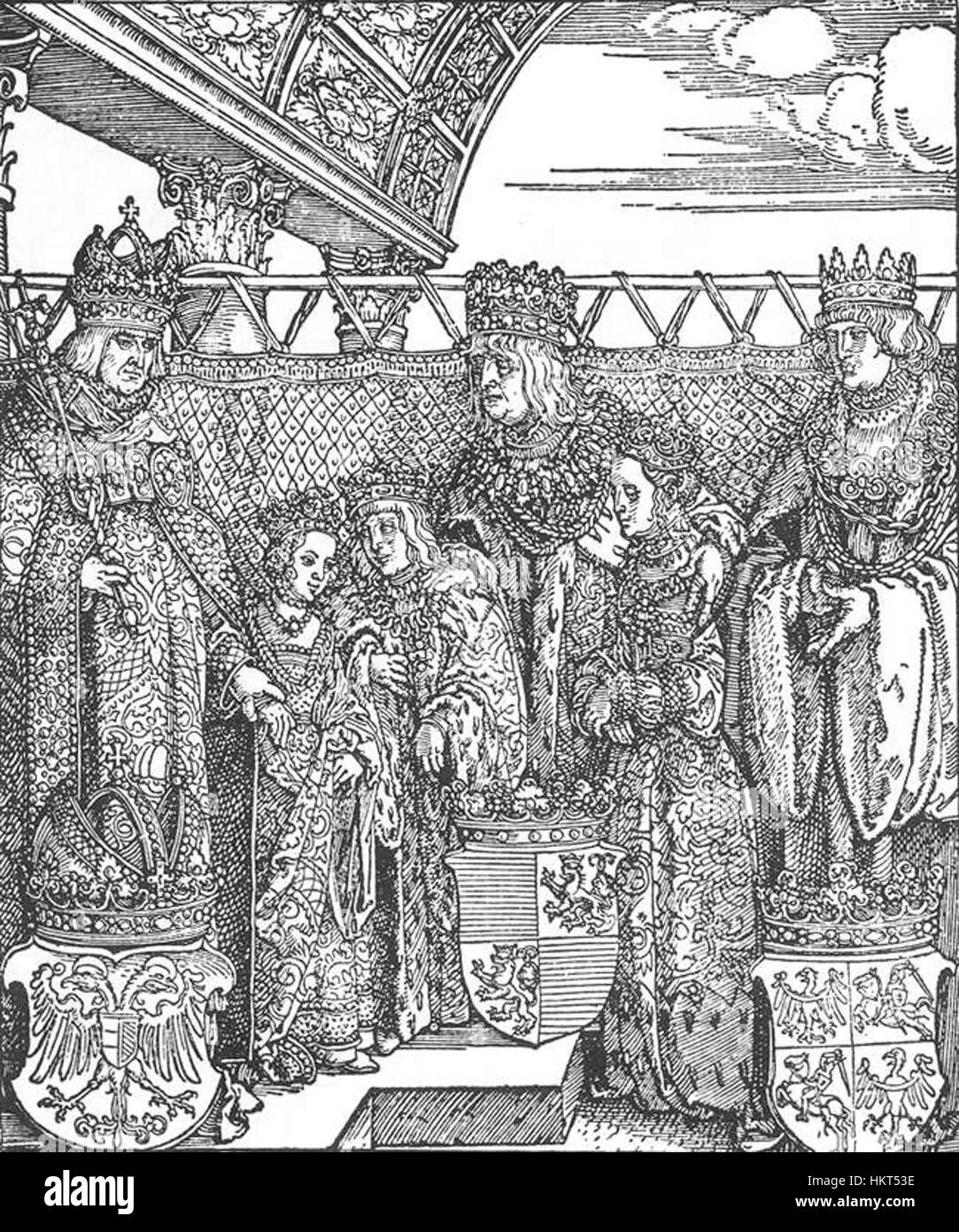 Dürer, Arco trionfale, 11 Banque D'Images
