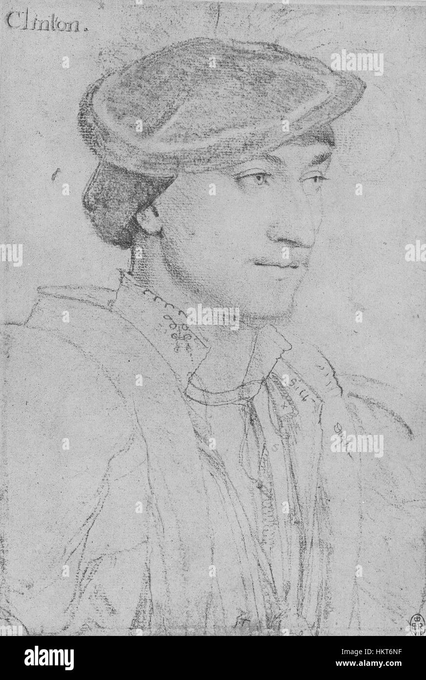 Edward, Lord Clinton, par Hans Holbein le Jeune Banque D'Images
