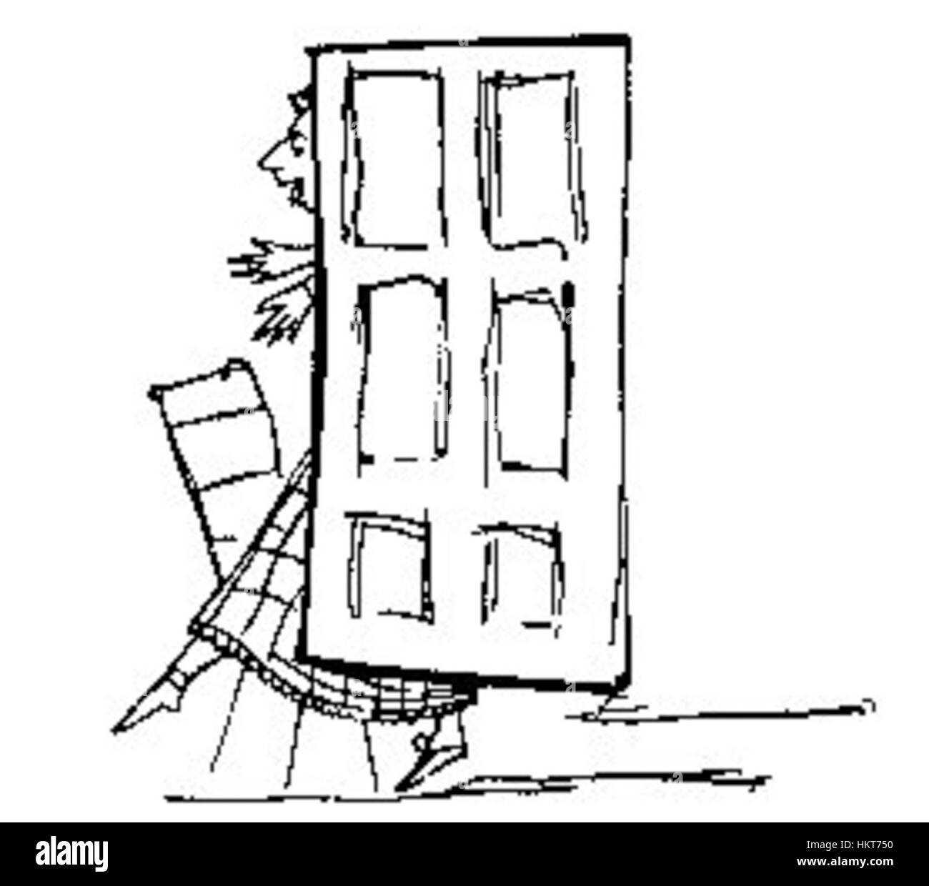 « A Book of Nonsense » d’Edward Lear est un recueil de poèmes et de dessins fantaisistes et humoristiques. Cette illustration particulière, numérotée 31, illustre le style unique de Lear, mêlant absurdité et humour visuel. Banque D'Images