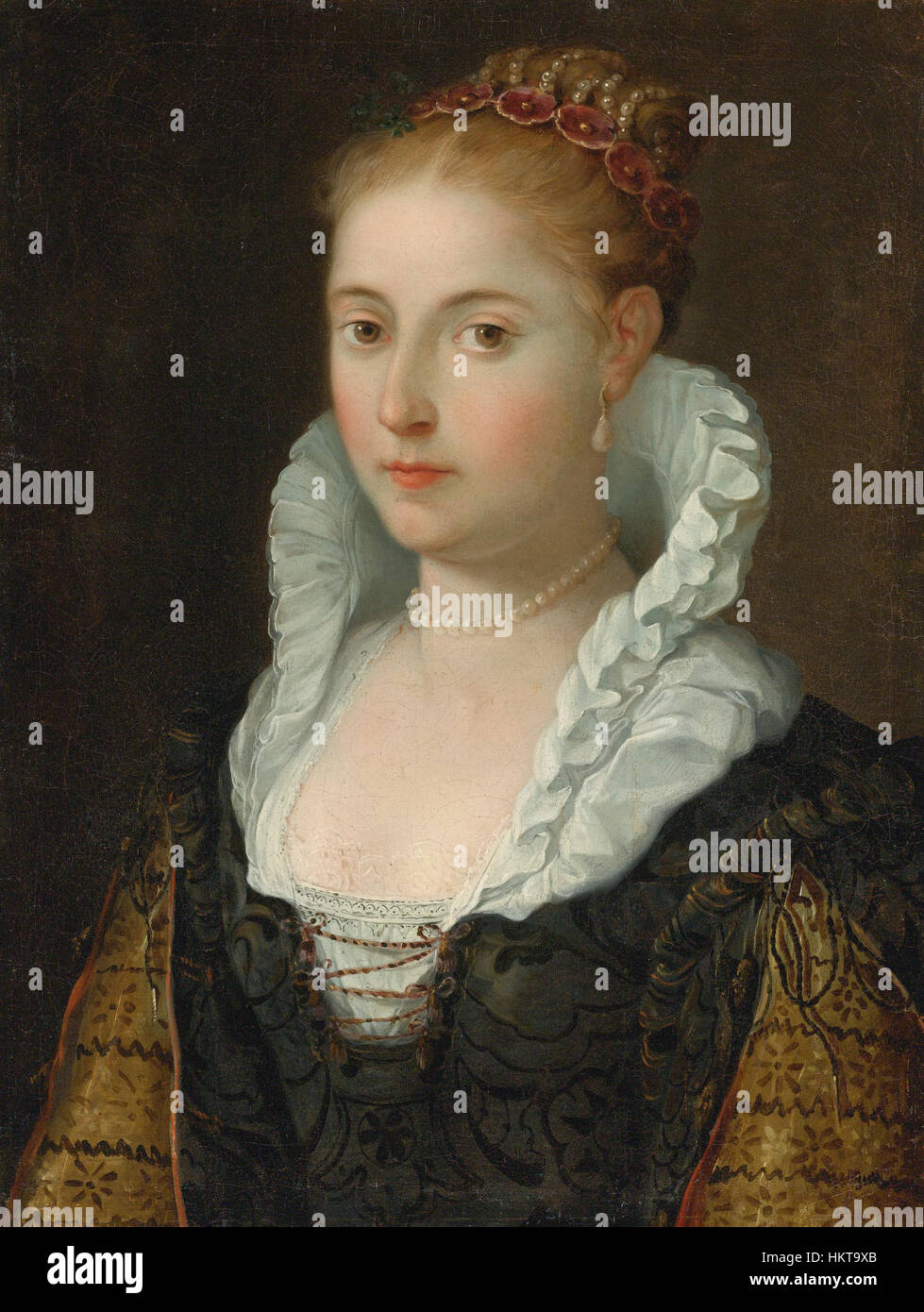 Emilian School Portrait of a Lady c. 1600 Banque D'Images