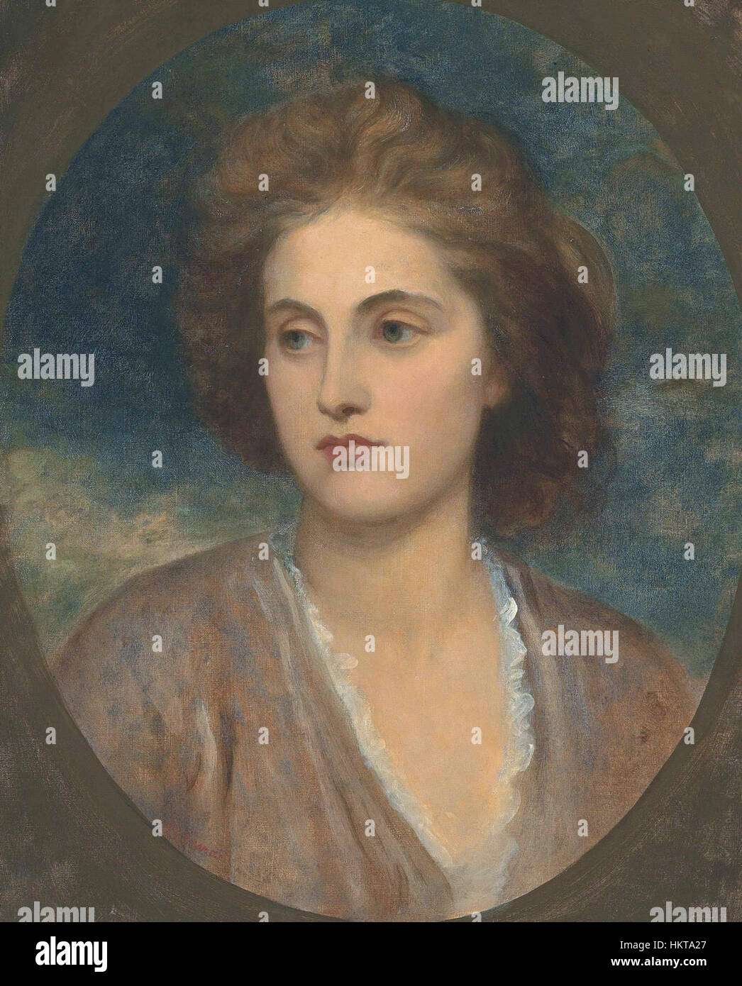 Plus tard, Emma Elizabeth Brandling Lady Lilford, par George Frederic Watts Banque D'Images
