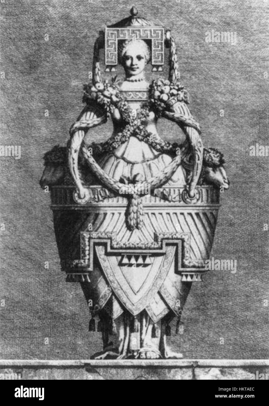 Le tableau *Mascarade grecque – la mariée* d’Ennemond-Alexandre Petitot reflète la fusion des éléments culturels grecs avec les traditions artistiques françaises. Il illustre un bal masqué avec des costumes d'inspiration grecque, représentant une mariée en tenue traditionnelle. Banque D'Images