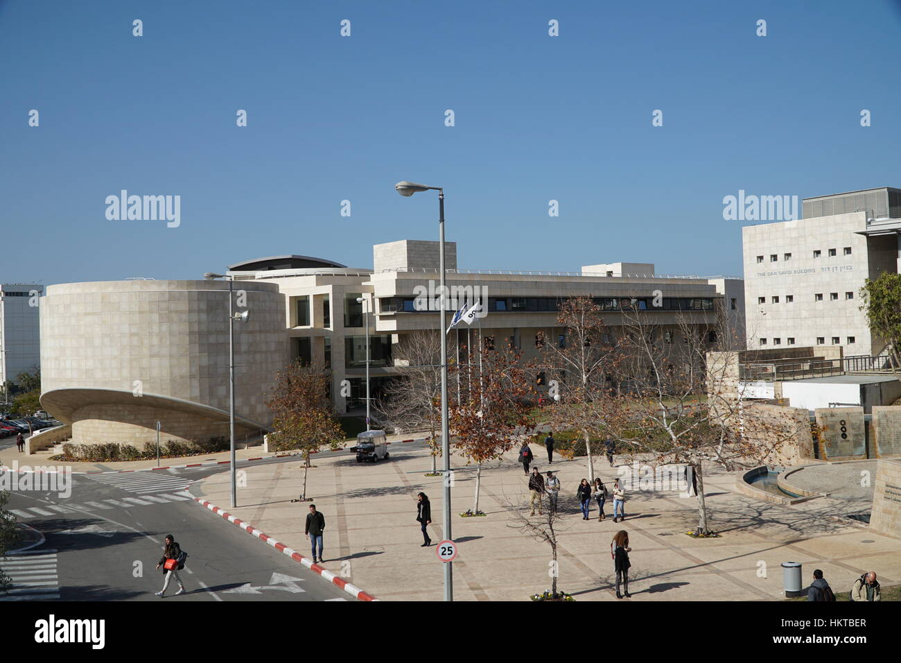 Campus de l'Université de Tel Aviv Banque D'Images