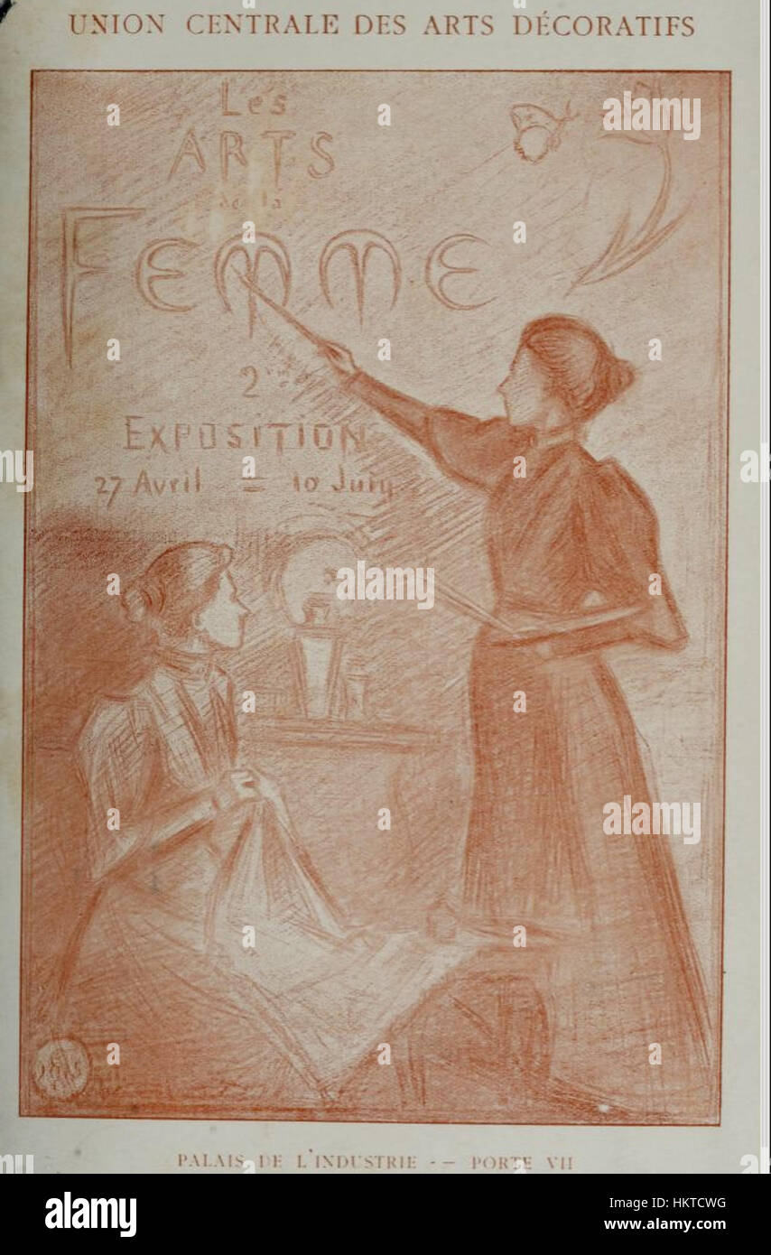 'Exposition des arts de la femme' était une exposition d'art de premier plan tenue à l'UCAD Paris, présentant des œuvres d'artistes féminines. Il a mis en lumière les contributions des femmes dans le monde de l'art, en présentant un large éventail de médiums et de thèmes. Banque D'Images