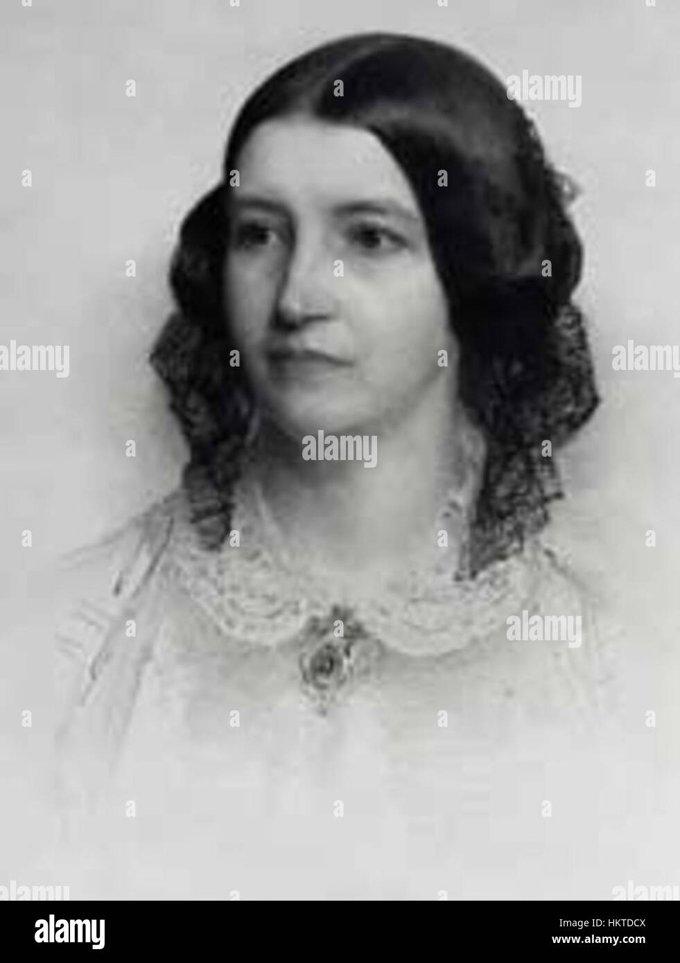 Fanny Appleton Longfellow Dimensions Banque D'Images