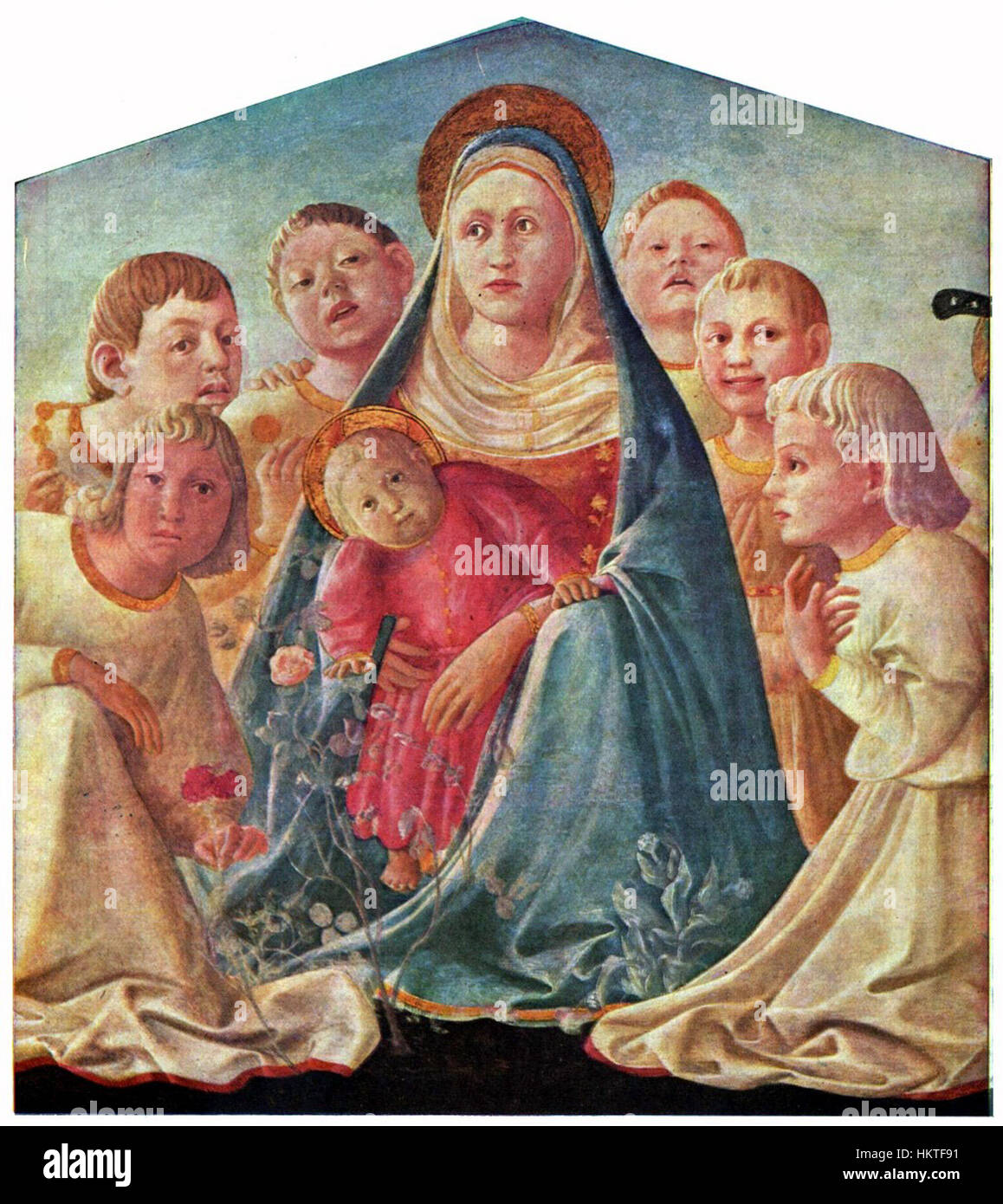 San Filippo Lippi Madonna Trivulzio except where otherwise noted Banque D'Images