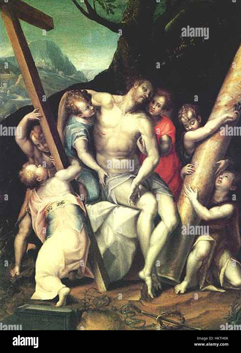 Lavinia Fontana, - le Christ mort avec des symboles de la Passion - Rollins College Banque D'Images